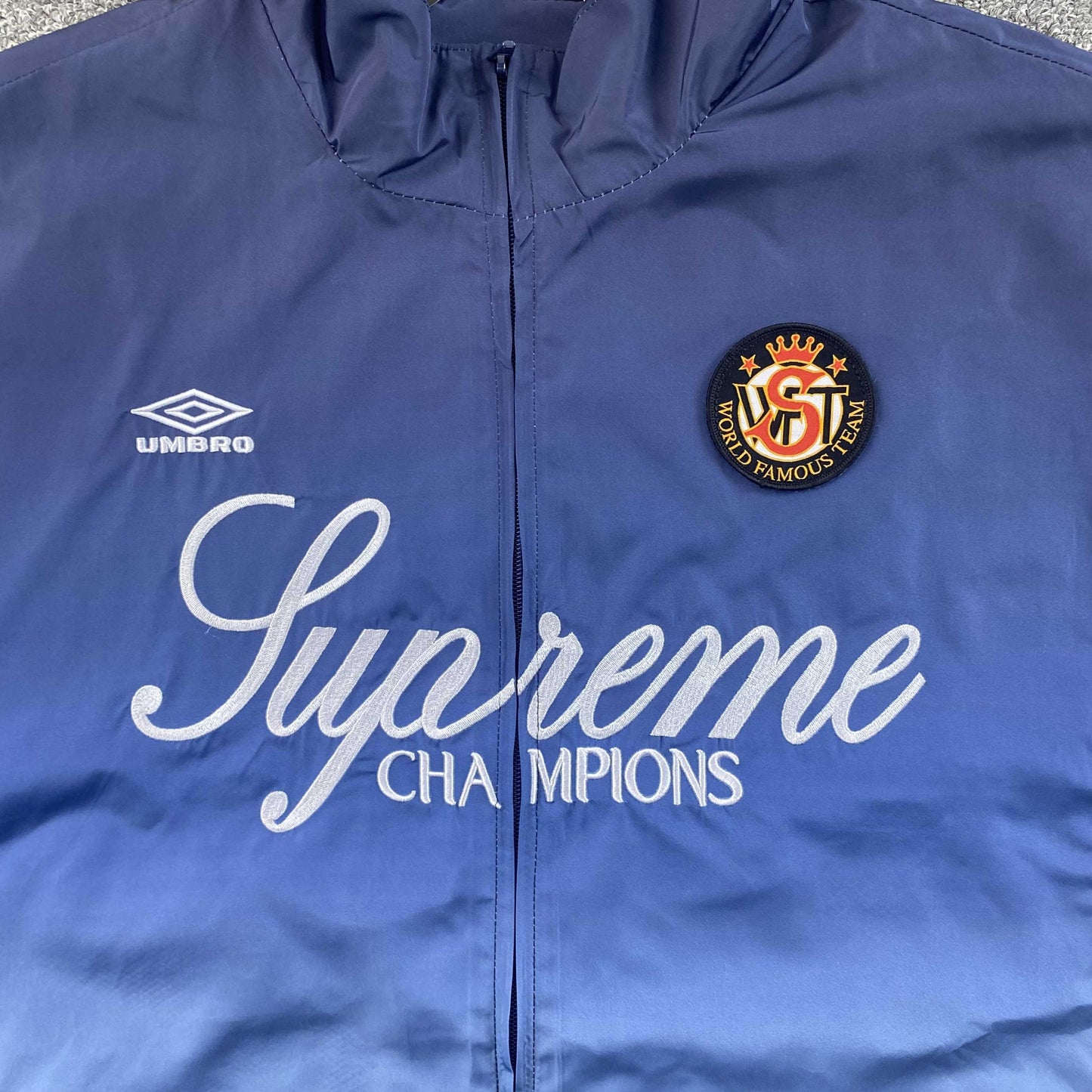Supreme Umbro Gradient Track Jacket Navy