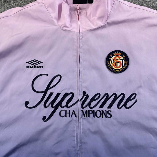 Supreme Umbro Gradient Track Jacket Pink