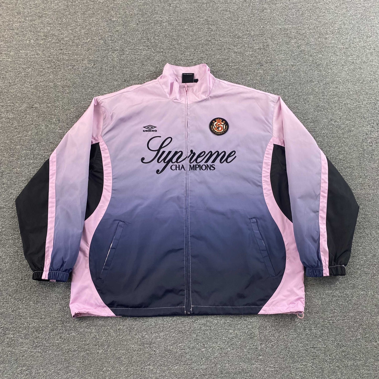 Supreme Umbro Gradient Track Jacket Pink