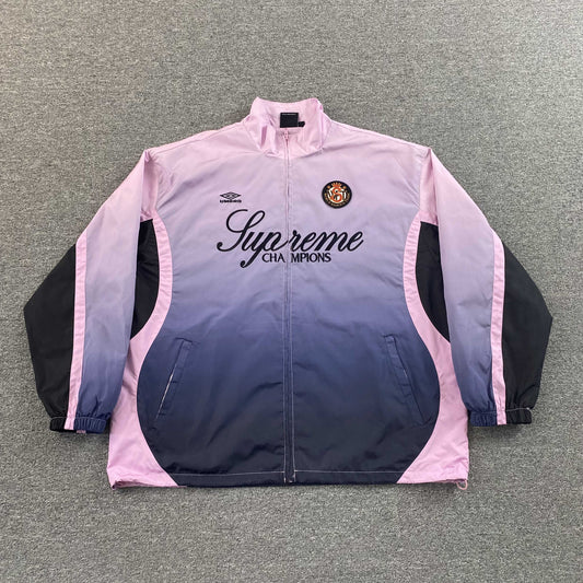 Supreme Umbro Gradient Track Jacket Pink