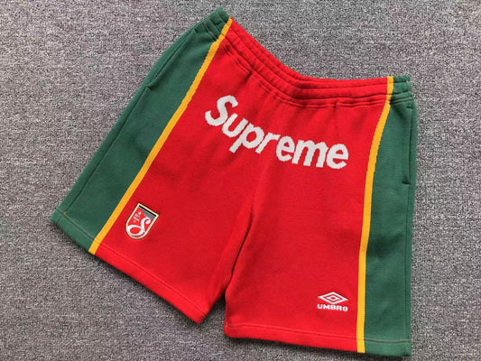 Supreme Umbro Knit Soccer Short Red