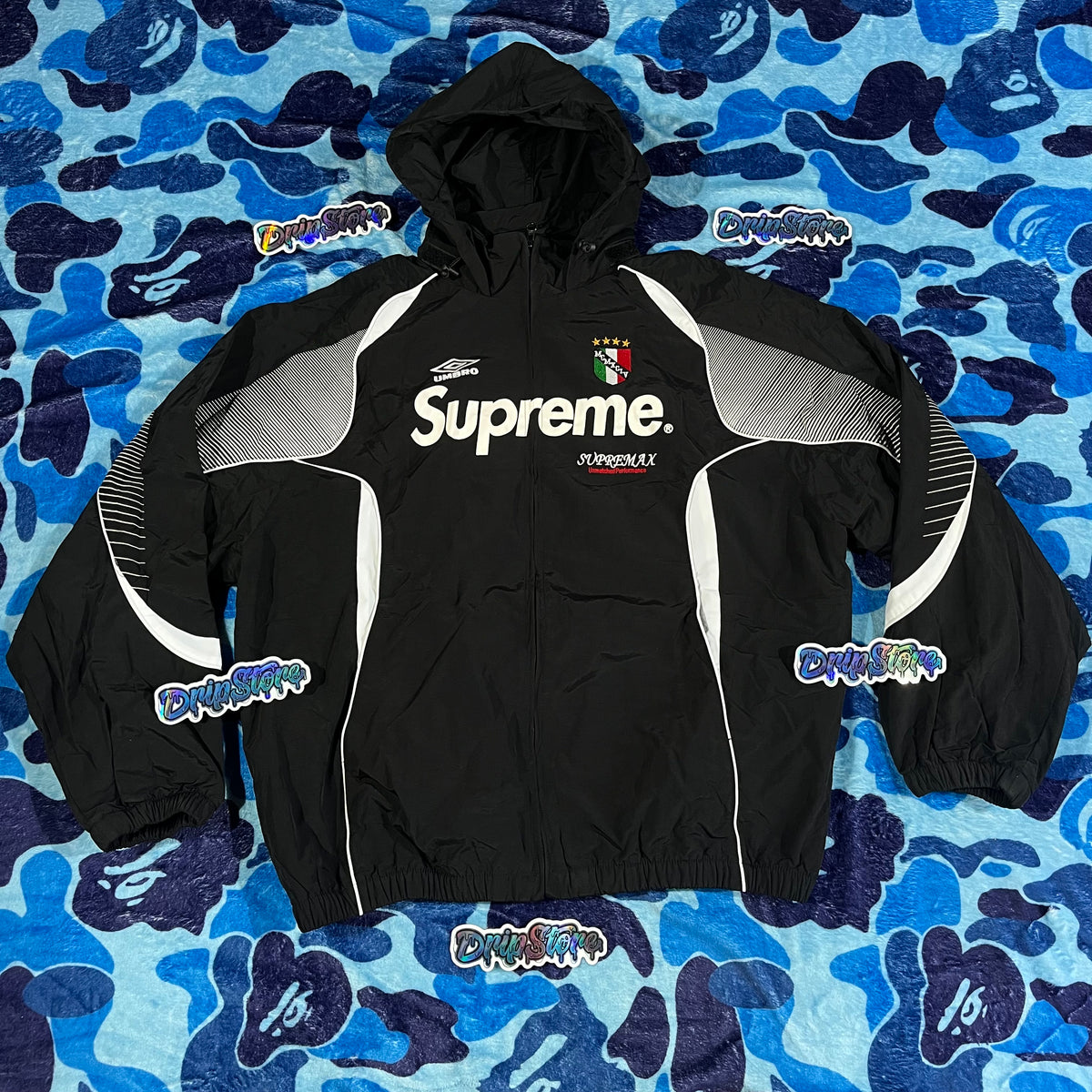 Conjunto Supreme X Umbro Negro L-XL
