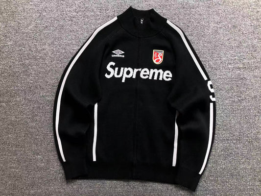 Supreme Umbro Zip Up Sweater Black