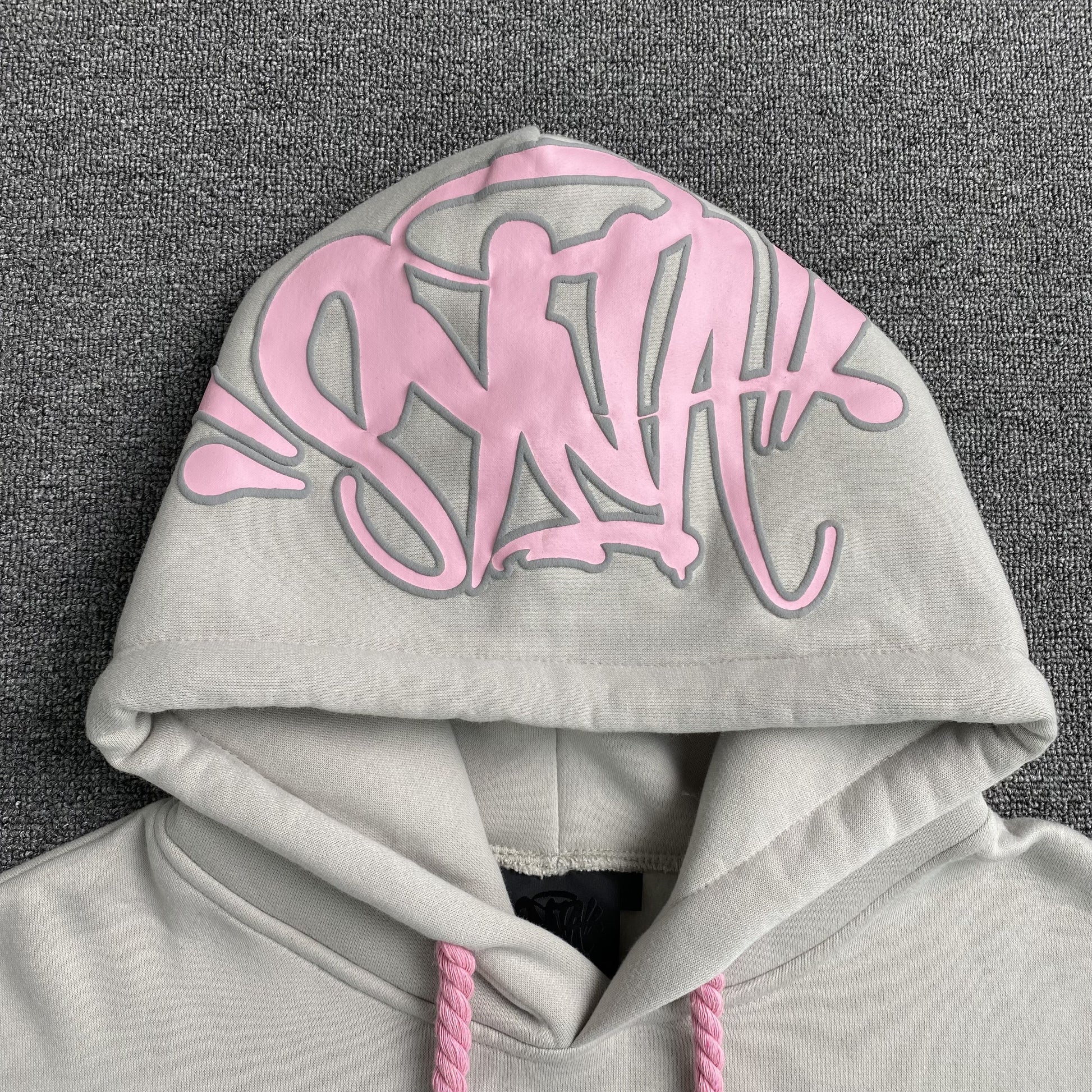 SYNA WORLD SYNA LOGO HOODIE GREY PINK-Drip Store Argentina