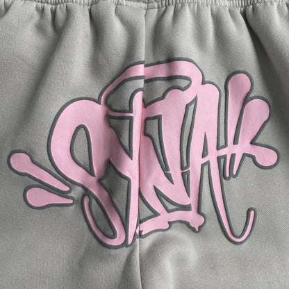SYNA WORLD SYNA LOGO PANTS GREY PINK-Drip Store Argentina
