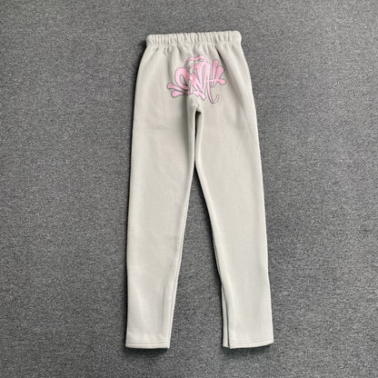 SYNA WORLD SYNA LOGO PANTS GREY PINK-Drip Store Argentina