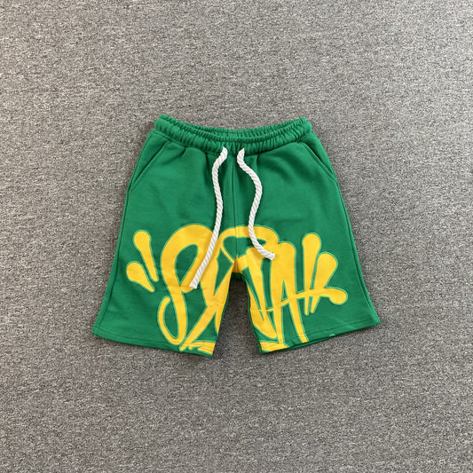 syna-world-syna-logo-shorts-green-Drip Store Argentina