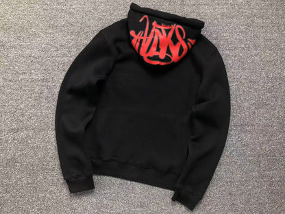 Syna World Syna Logo Tracksuit Black Red