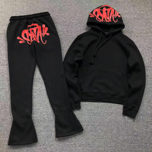 Syna World Syna Logo Tracksuit Black Red