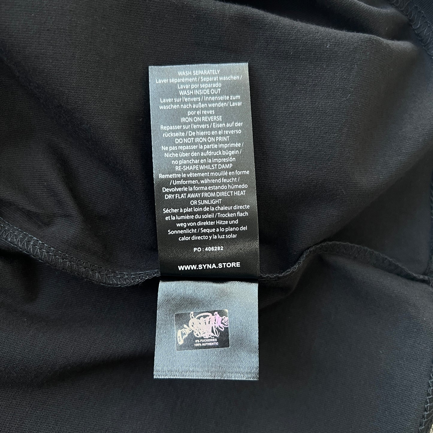 Syna World Synarchy Long Sleeve Tee Black