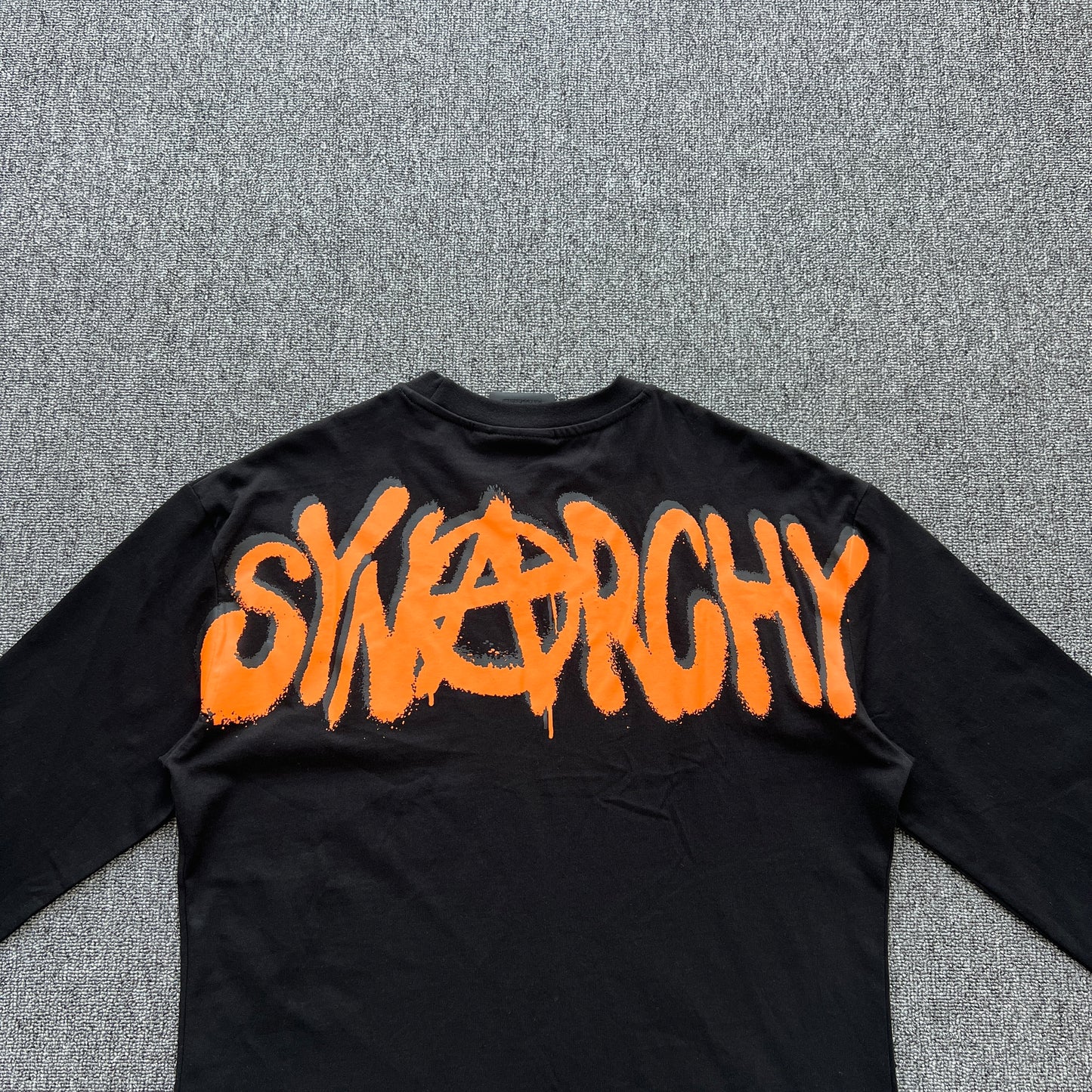 Syna World Synarchy Long Sleeve Tee Black Orange