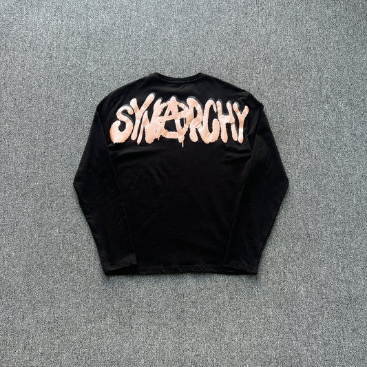 Syna World Synarchy Long Sleeve Tee Black Pink