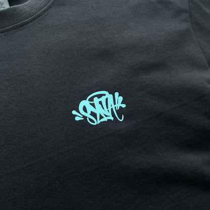 Syna World Synarchy Long Sleeve Tee Black Skyblue