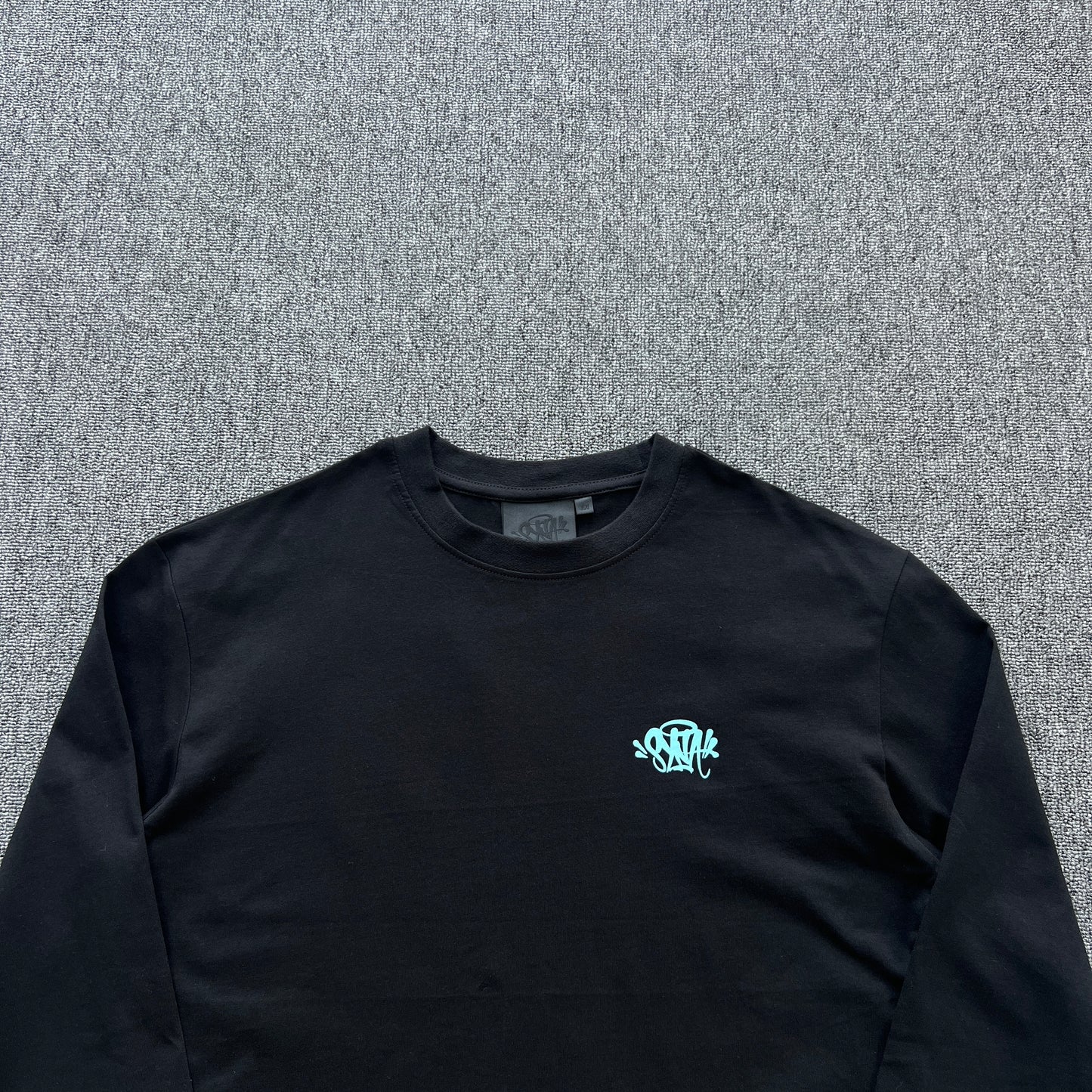 Syna World Synarchy Long Sleeve Tee Black Skyblue