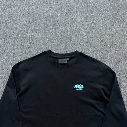 Syna World Synarchy Long Sleeve Tee Black Skyblue
