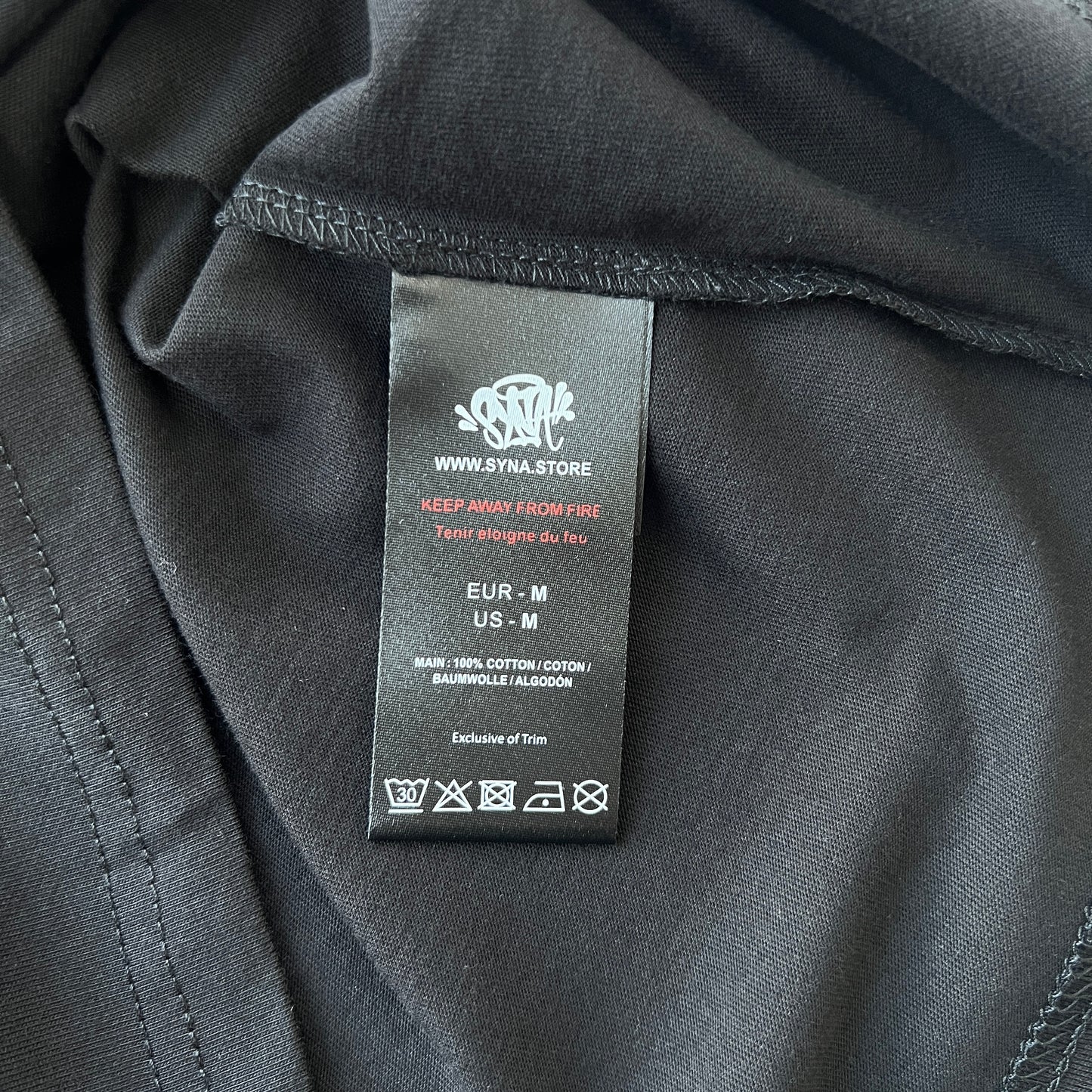 Syna World Synarchy Long Sleeve Tee Black Skyblue