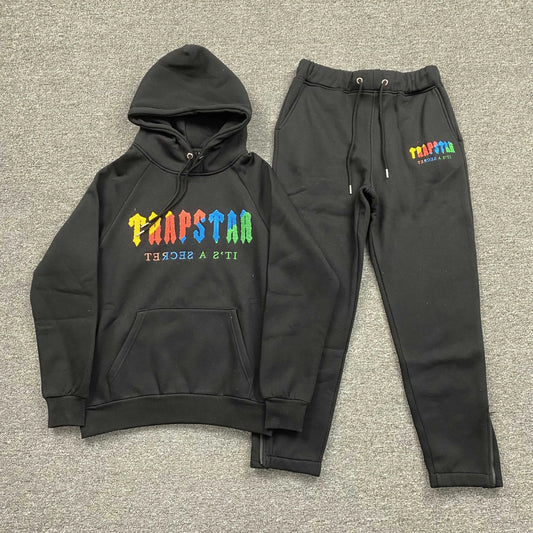 TRAPSTAR CHENILLE DECODED TRACKSUIT BLACK CANDY-Drip Store Argentina