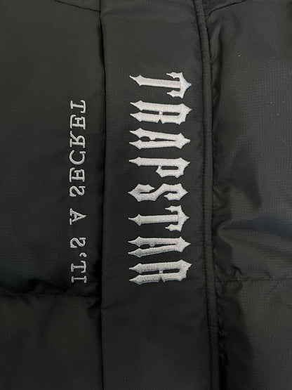 Trapstar Decoded Hooded 2.0 Puffer Jacket Black