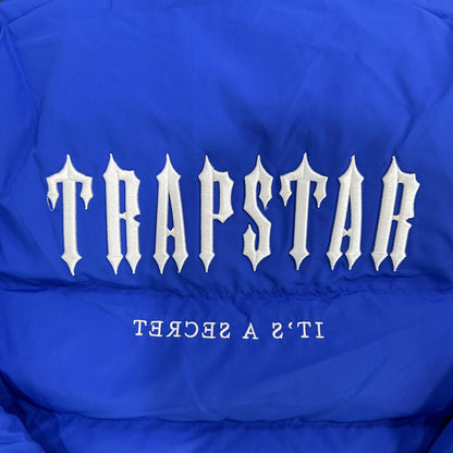 Trapstar Decoded Hooded 2.0 Puffer Jacket Dazzling Blue