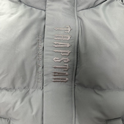 Trapstar Decoded Hooded 2.0 Puffer Jacket Grey