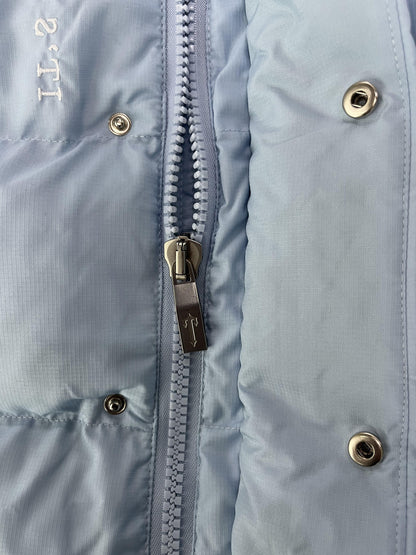 Trapstar Decoded Hooded 2.0 Puffer Jacket Ice Blue