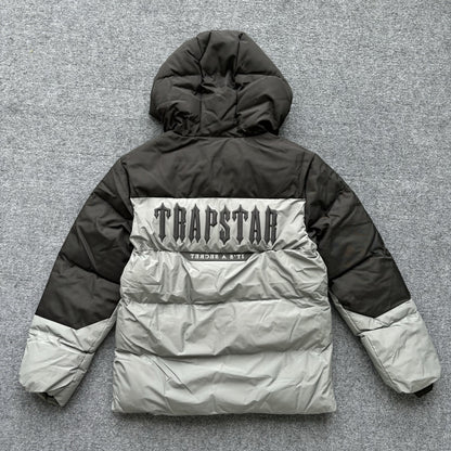Trapstar Decoded Puffer Jacket Grey