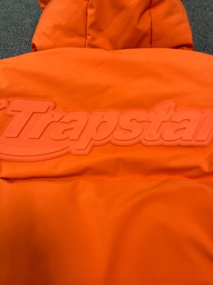 Trapstar Hyperdrive Technical Puffer Jacket Orange