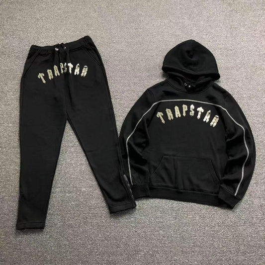 Trapstar Irongate Arch Chenille Tracksuit Black-Drip Store Argentina