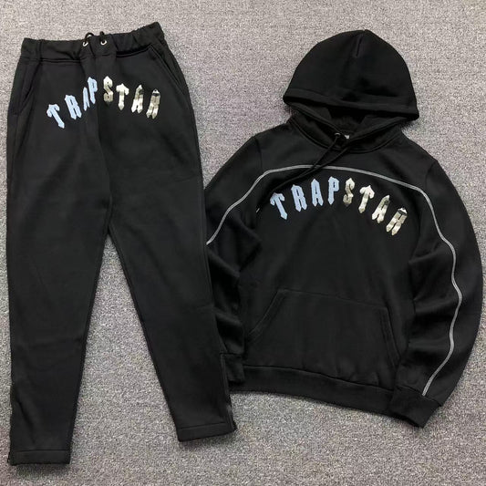 Trapstar Irongate Arch Chenille Tracksuit Black-Drip Store Argentina
