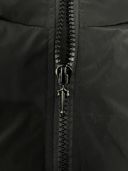 Trapstar Irongate Detachable Hooded Puffer Jacket Black Red