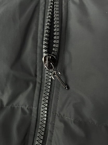 Trapstar Irongate Detachable Hooded Puffer Jacket Grey