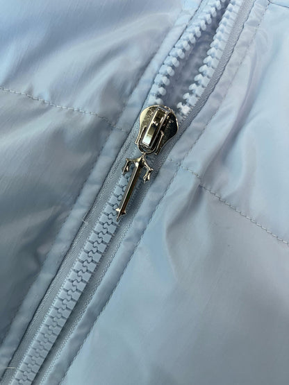 Trapstar Irongate Detachable Hooded Puffer Jacket Ice Blue