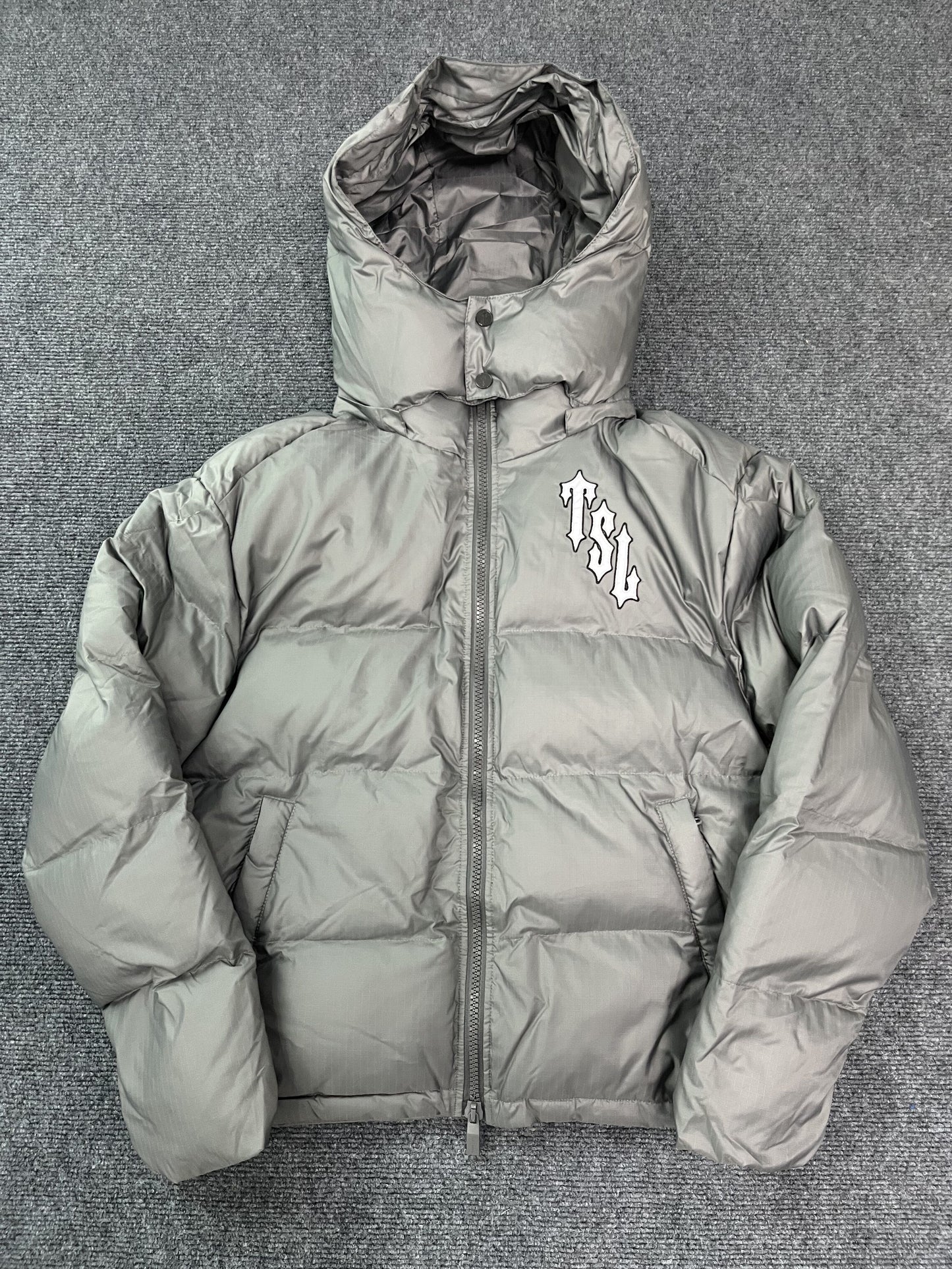 Trapstar Shooters Hooded Puffer Grey
