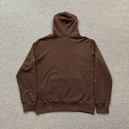 Travis Scott Cactus Jack x Sp5der Days Before Rodeo Hoodie Brown