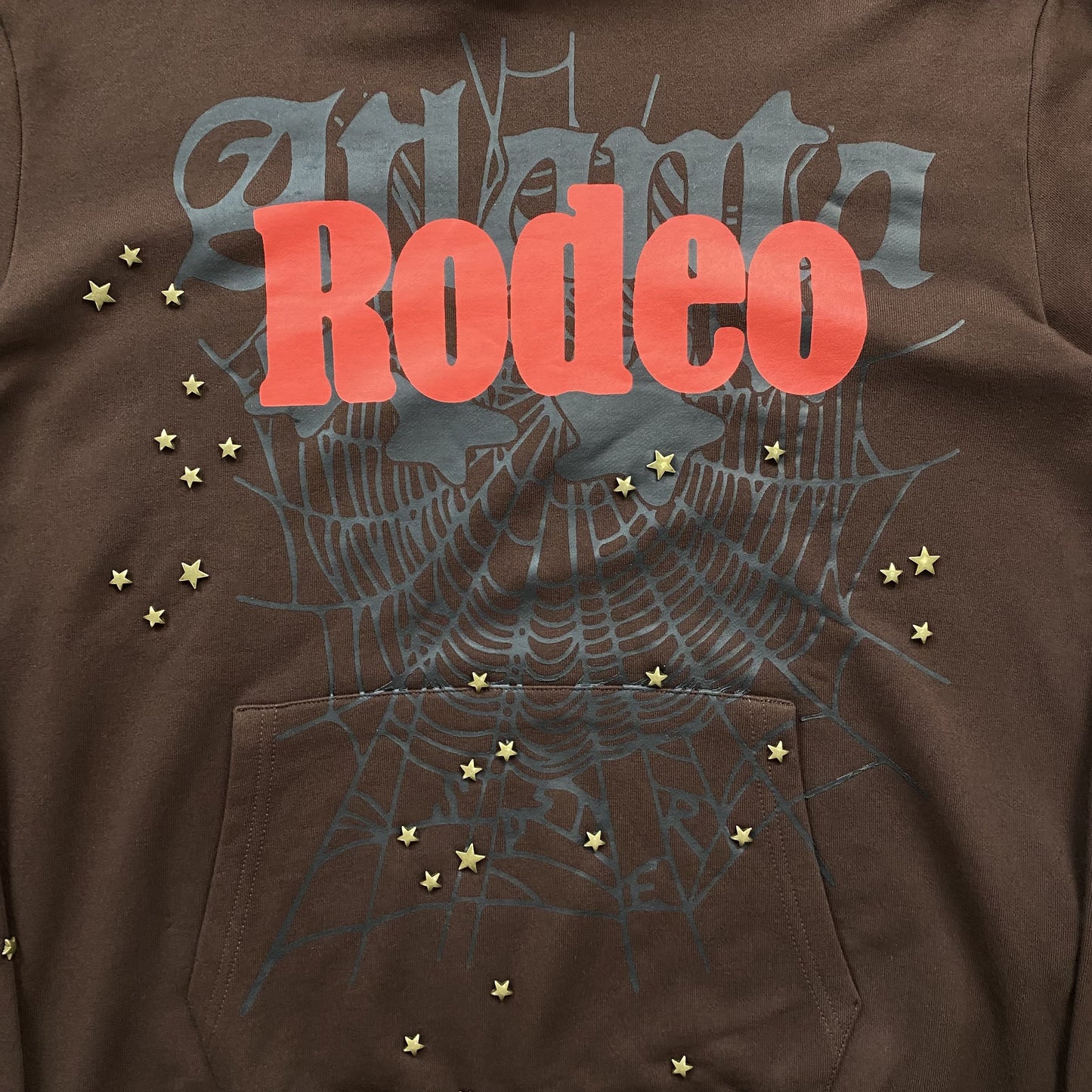 Travis Scott Cactus Jack x Sp5der Days Before Rodeo Hoodie Brown