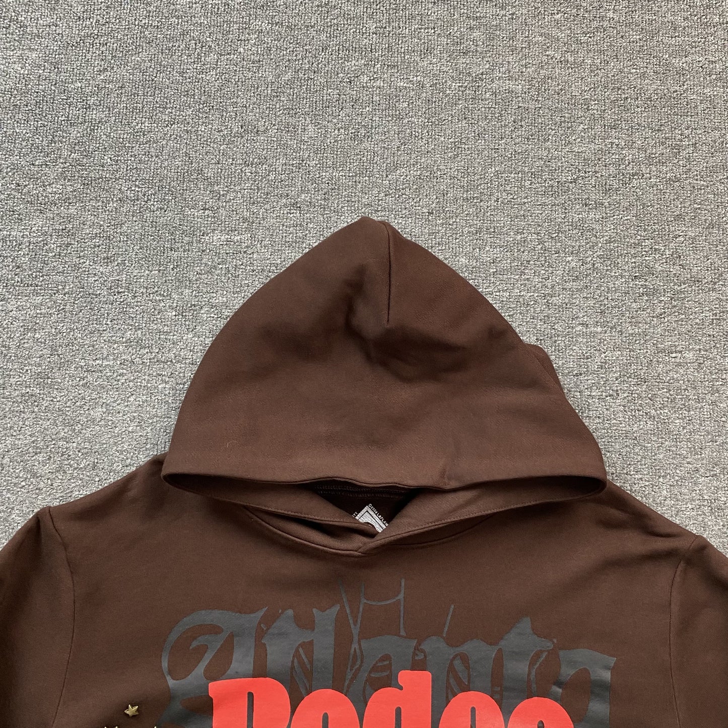 Travis Scott Cactus Jack x Sp5der Days Before Rodeo Hoodie Brown