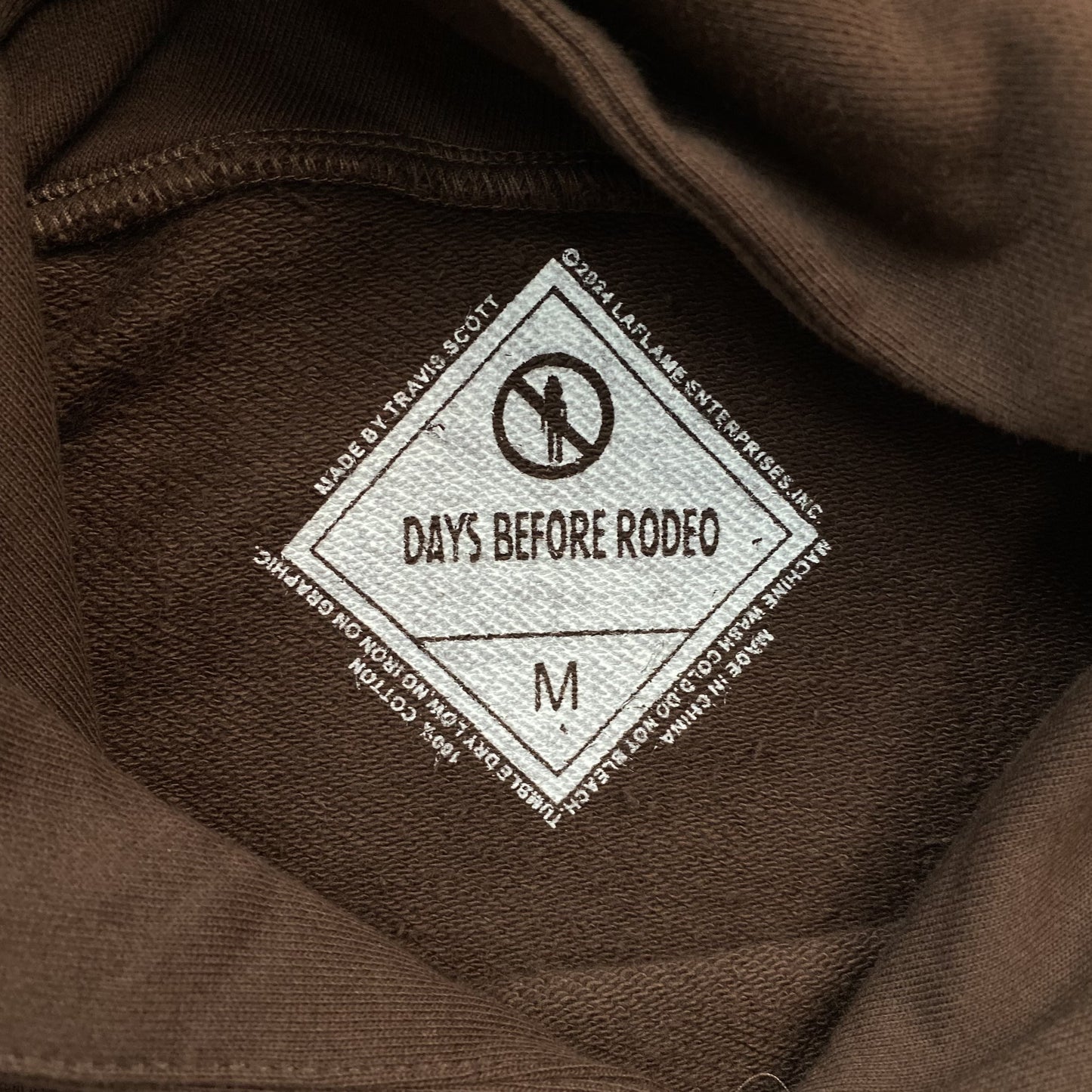 Travis Scott Cactus Jack x Sp5der Days Before Rodeo Hoodie Brown