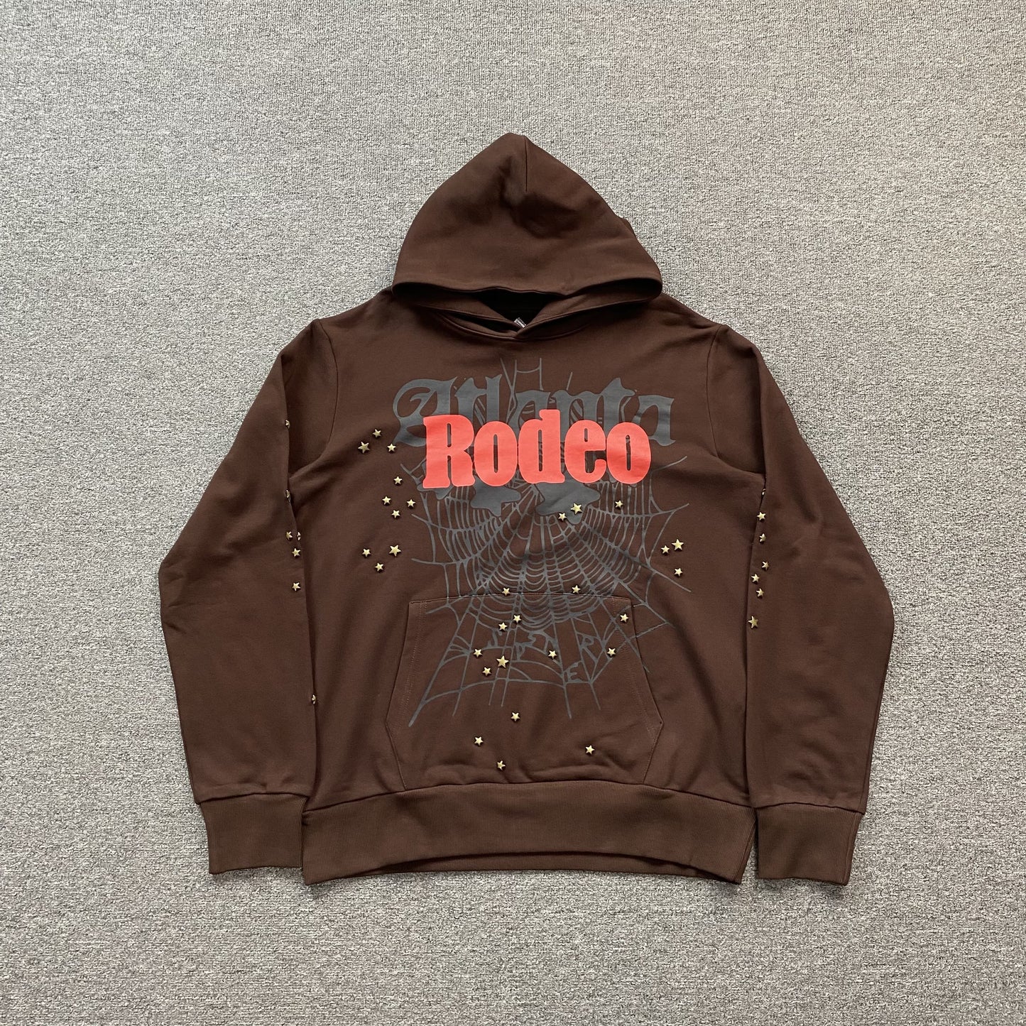 Travis Scott Cactus Jack x Sp5der Days Before Rodeo Hoodie Brown