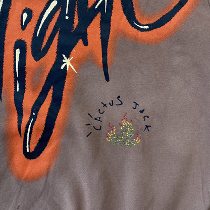 TRAVIS SCOTT X JORDAN FLIGHT GRAPHIC HOODIE BROWN-Drip Store Argentina