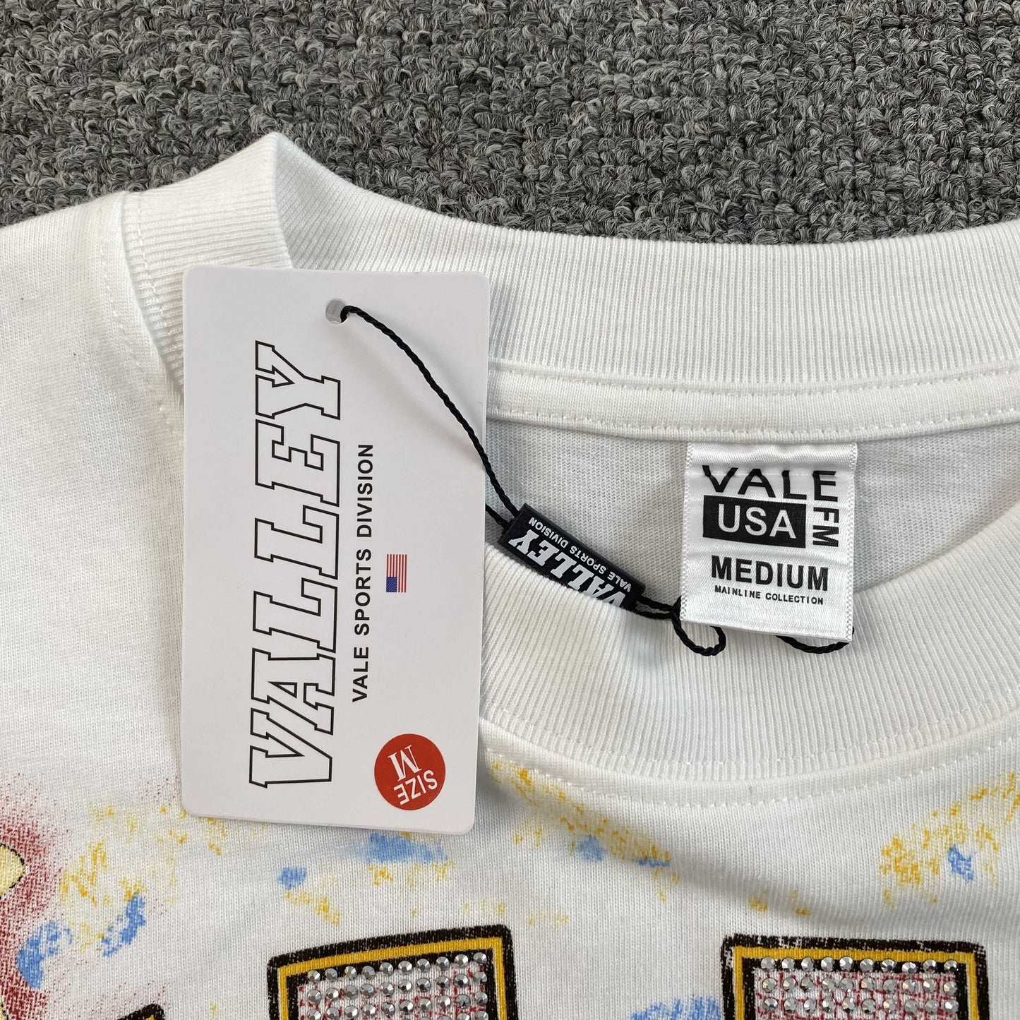 Vale Forever Eye Of The Tiger Bling Tee White