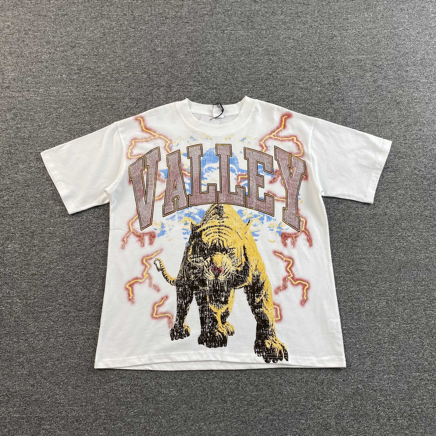 Vale Forever Eye Of The Tiger Bling Tee White