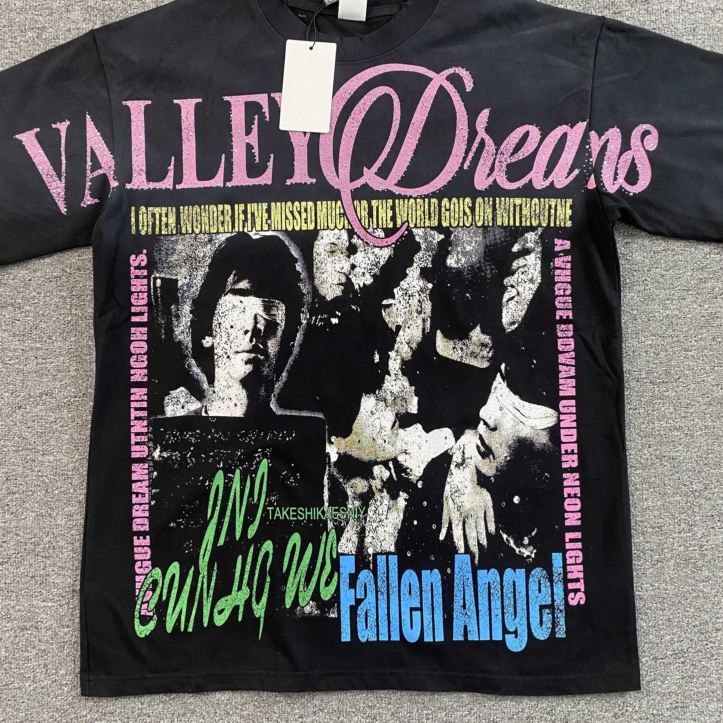 Vale Forever Fallen Bling Tee Black