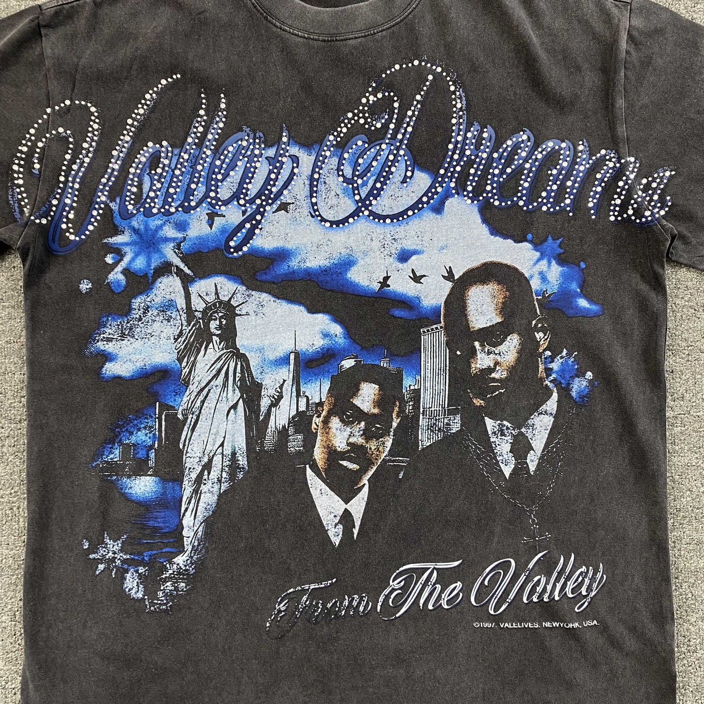 Vale Forever Godfather Black Bling Tee Black