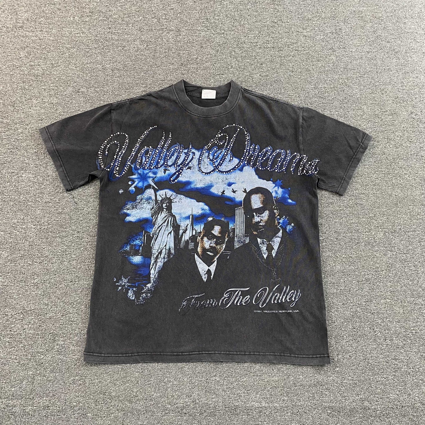 Vale Forever Godfather Black Bling Tee Black