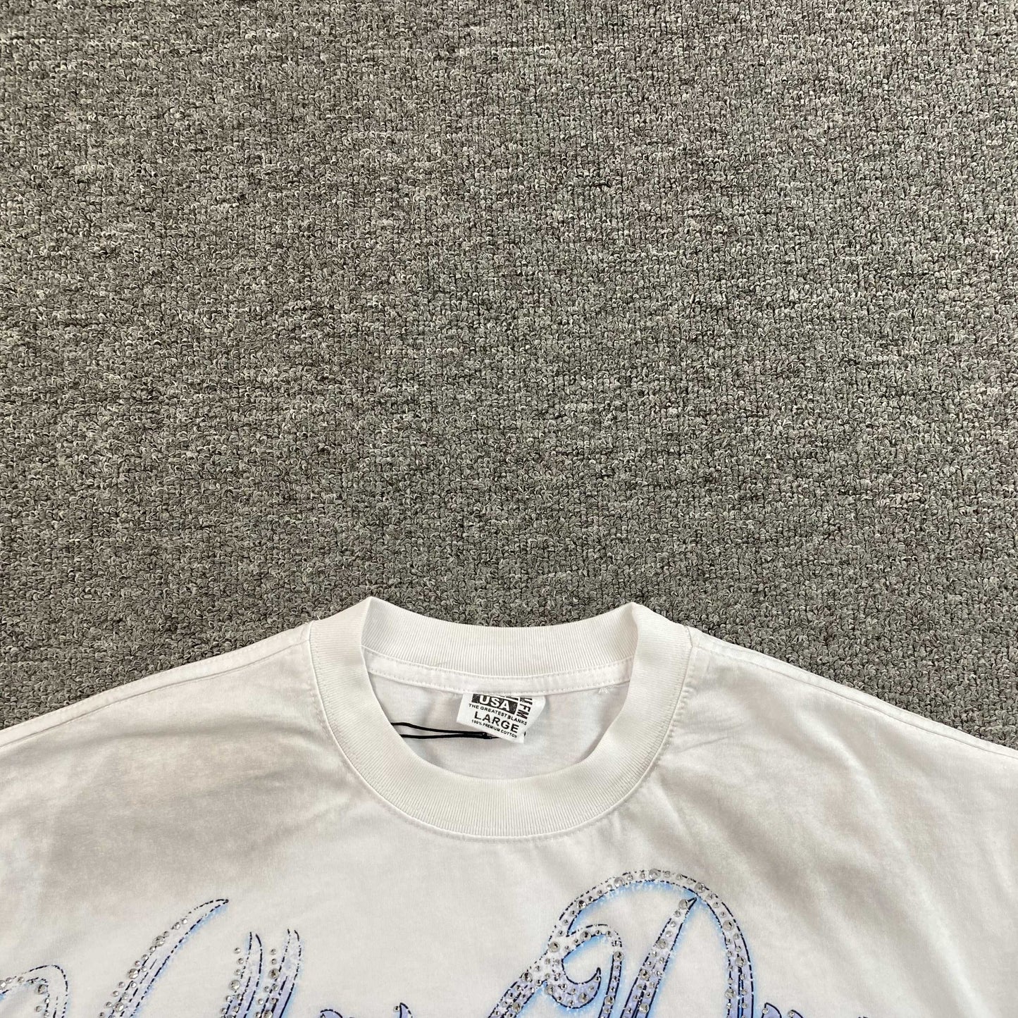 Vale Forever Godfather Black Bling Tee White