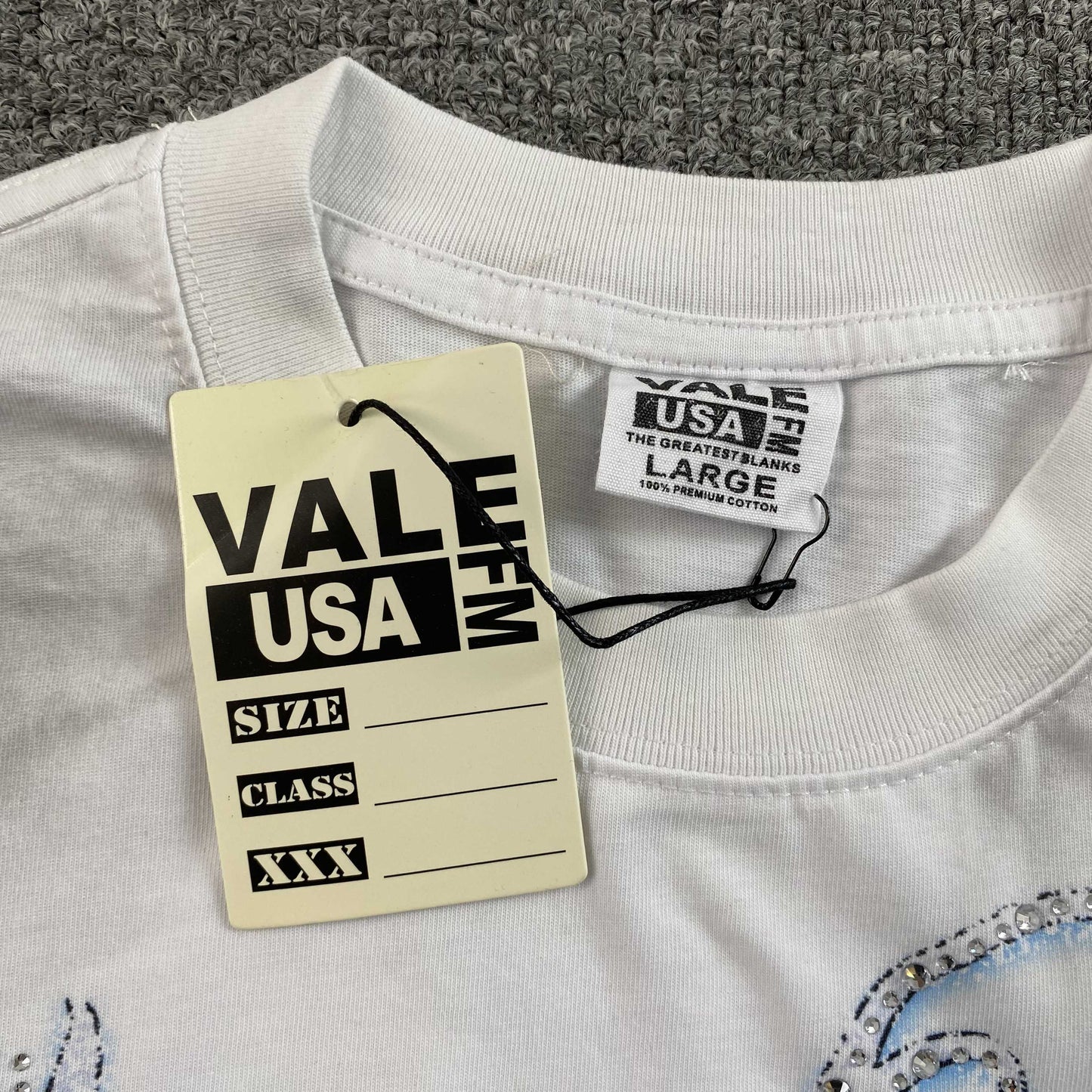 Vale Forever Godfather Black Bling Tee White