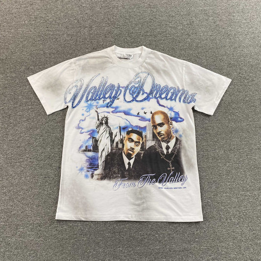 Vale Forever Godfather Black Bling Tee White