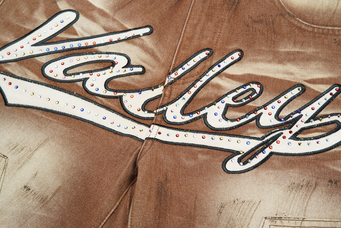 Vale Forever M&M Denim Shorts Dirt Brown