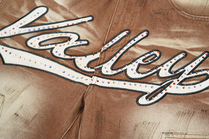 Vale Forever M&M Denim Shorts Dirt Brown