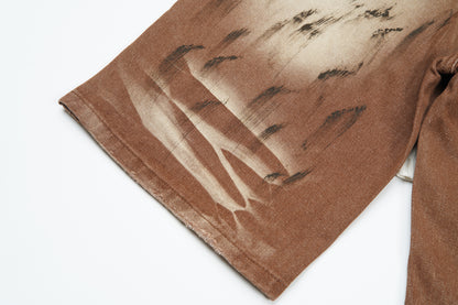 Vale Forever M&M Denim Shorts Dirt Brown